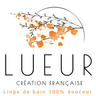 Logo Lueur Création Française linge de bain 100% douceur made in France